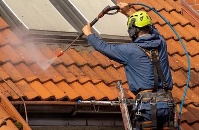 Démoussage et hydrofuge de toiture à Trémeur